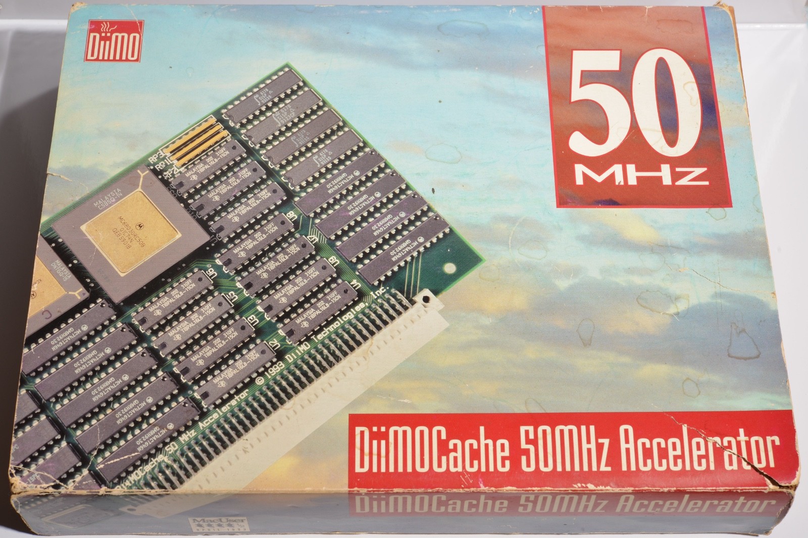 MicroMac DiiMO DiiMOCache 50MHz 68030 Accelerator Macintosh II SE/30 Boxed RARE