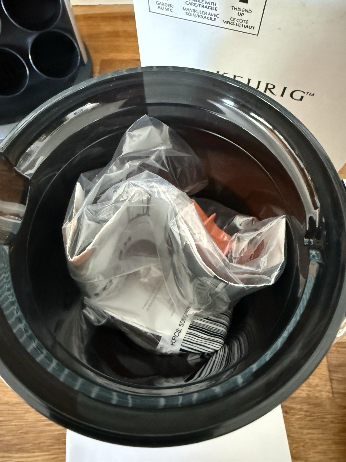 NEW Keurig 2.0 Coffee Carafe Black, Chrome Handle & EUC KCC-30 K-cup Carousel