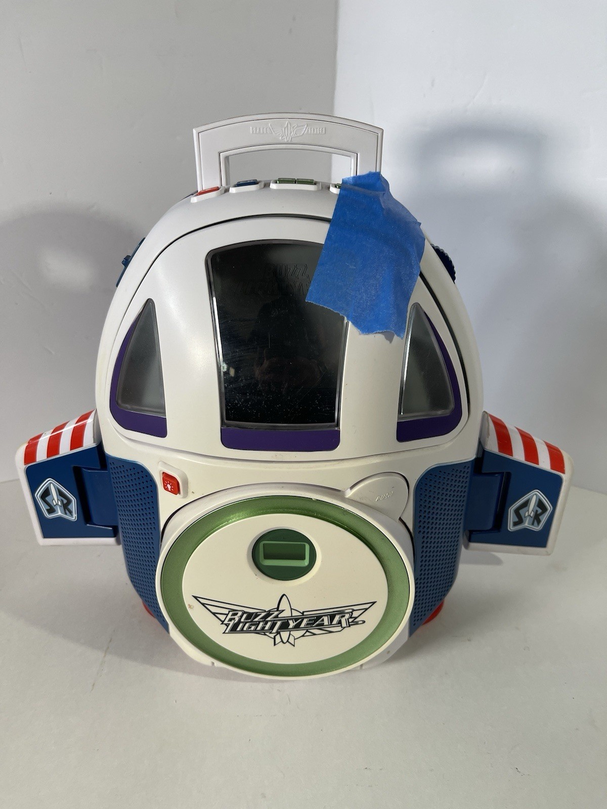 Disney Toy Story Buzz Lightyear CD Boombox Player, TS500B MP3 Parts/Repair