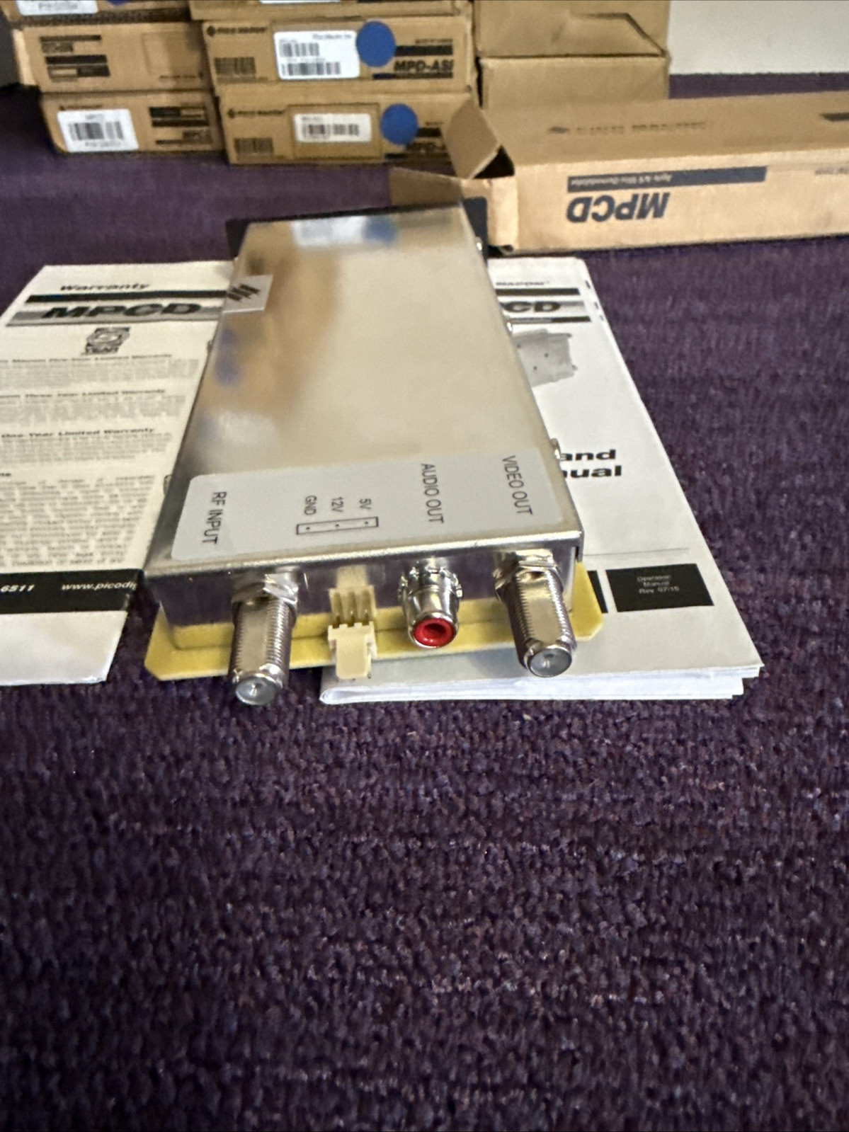 Pico Macom MPCD A/V Mini-Demodulator New