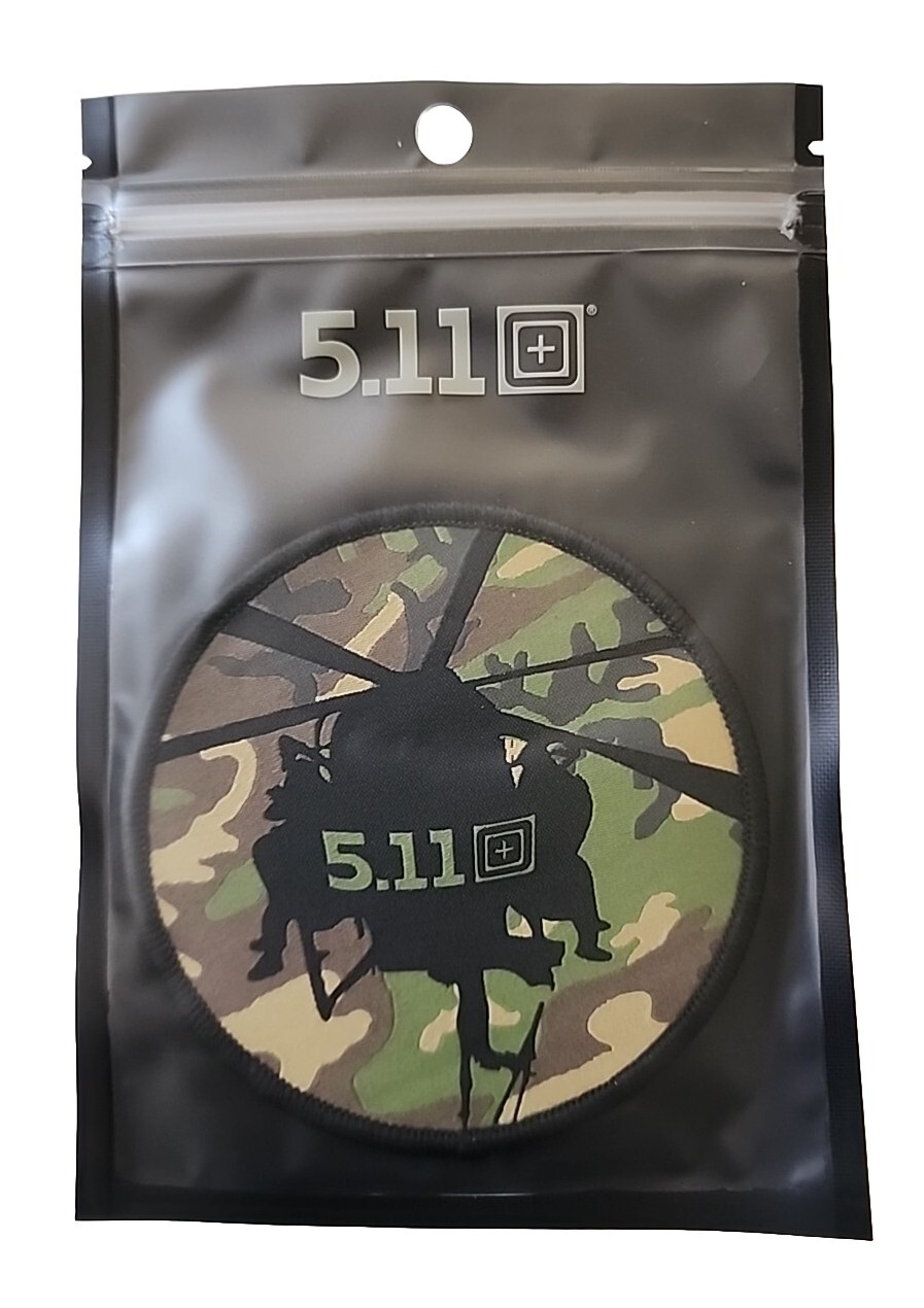 5.11 TACTICAL PATCH " LITTLE BIRD CAMO PATCH HELICOPTER " - BRAND NEW & RARE