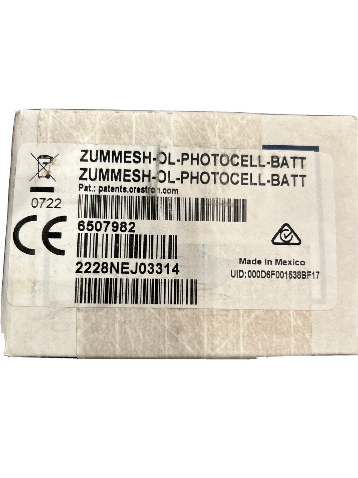 crestron photocell