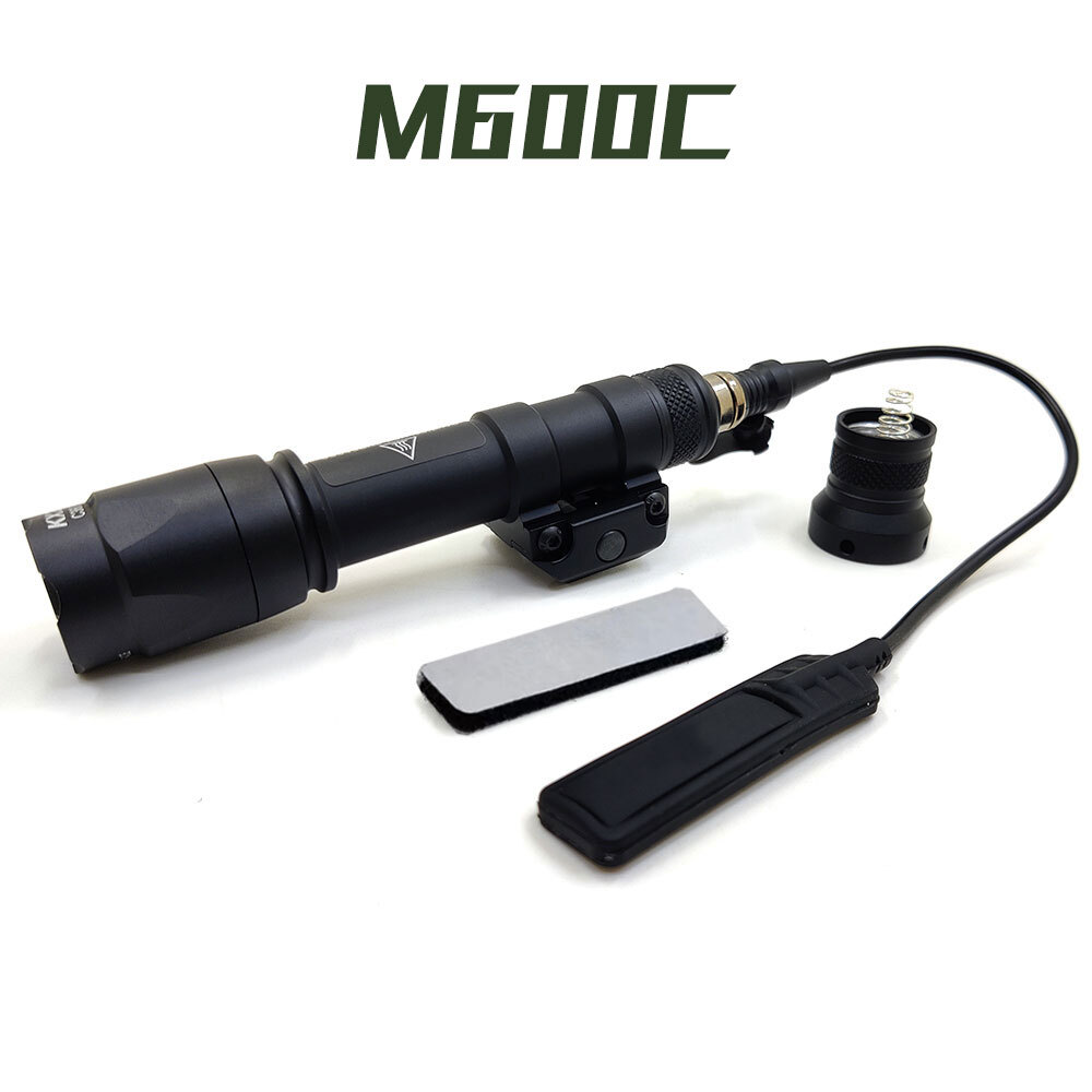 M600C Flashlight Hunting Weapon Light / SS M-AX Bracket Fit 20mm Picatinny Rail