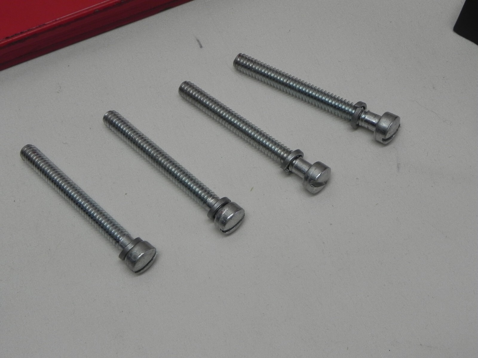 Snap-on Vintage KR-402A Tool Box Handle Roll Cab Handle Red Original End Caps