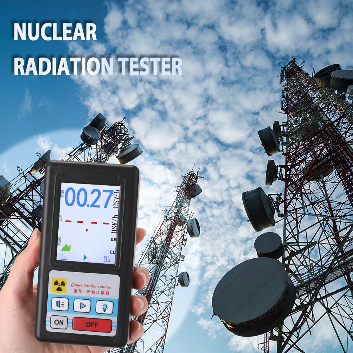Counter Radiation Detector Beta Gamma X Personal Dosimeter V1