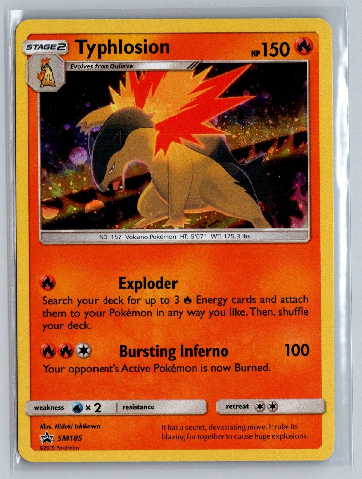 Typhlosion - Promo SM Promos Fire SM185