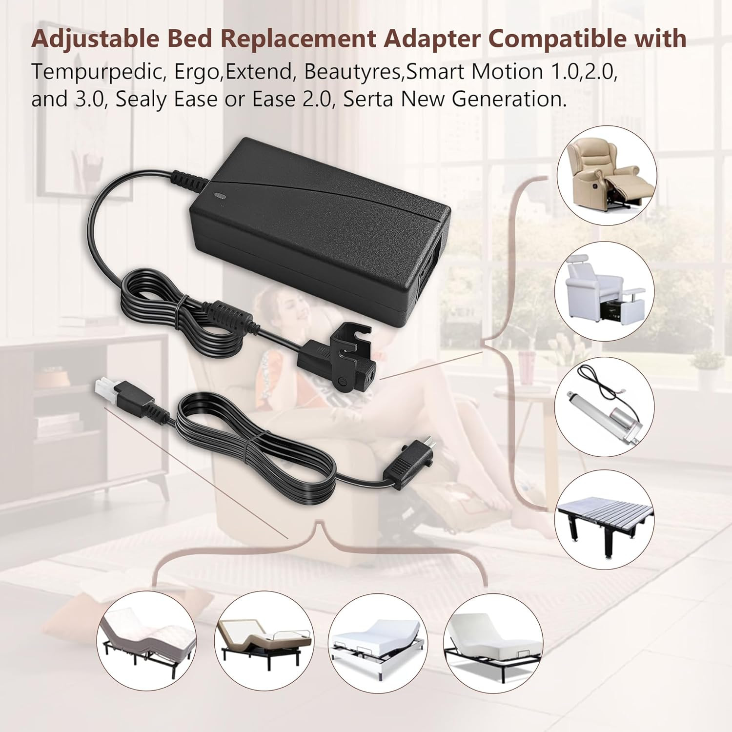 Adjustable Bed Parts Replacement Switching Power Supply, 29v Adjustable Bed Base