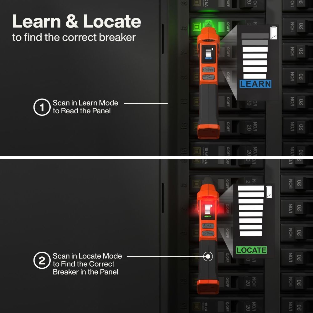 Klein Tools 4-In-1 Digital Circuit Breaker Finder