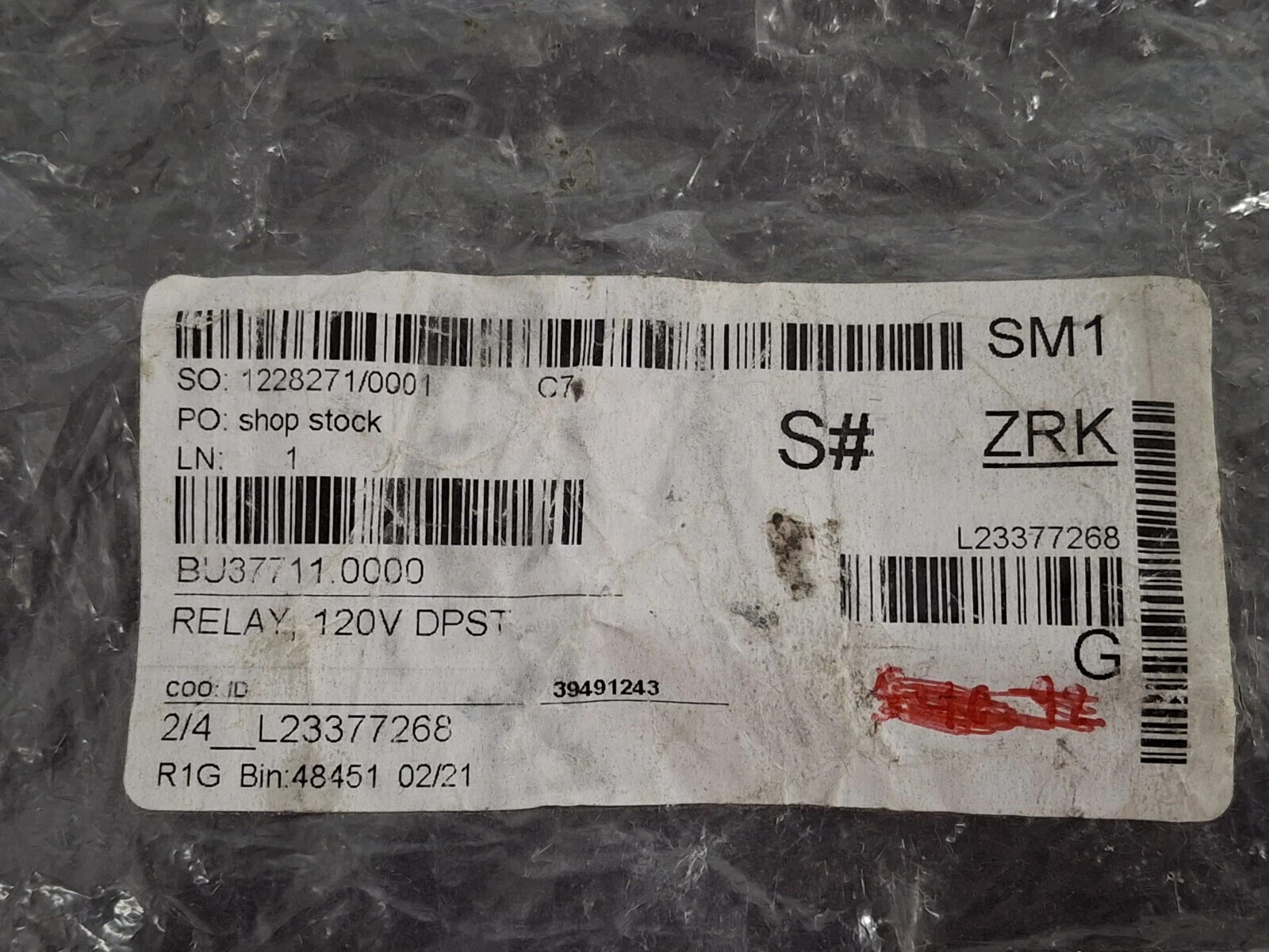 Bunn Relay, 120V OEM Relay BU37711.0000