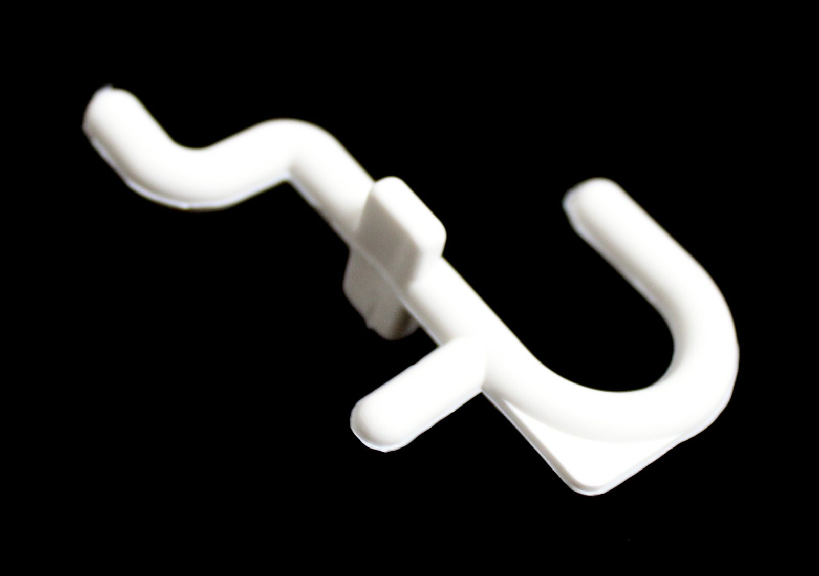 Plastic White J Hook Peg Board Hook Kit Tool Storage Craft Hooks Pick A Pack