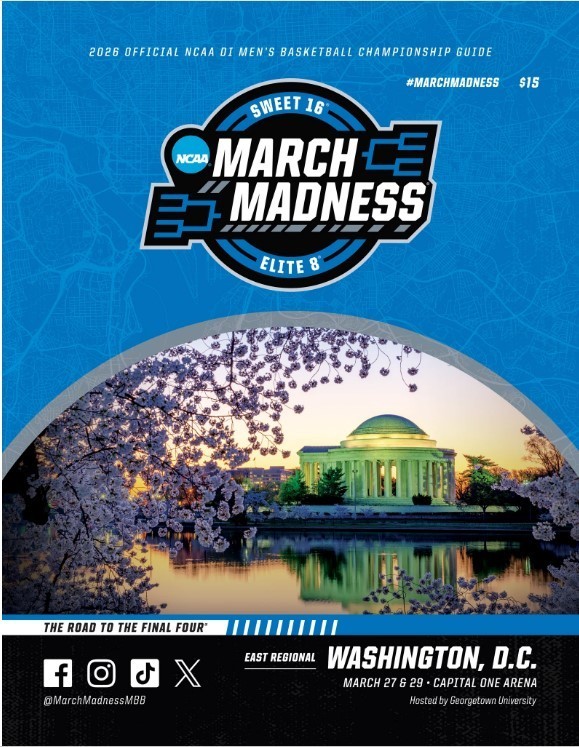 2026 NCAA D1 Basketball Program UCONN EAST Regional Rounds WASHINGTON FINAL FOUR
