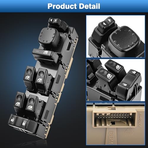 Power Window Control Switch Compatible with 2003-2007 Power Window Switch