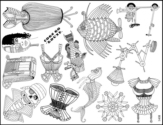 Unmounted Rubber Stamp Plate, Unmounted/Uncut Pink Rubber Stamps