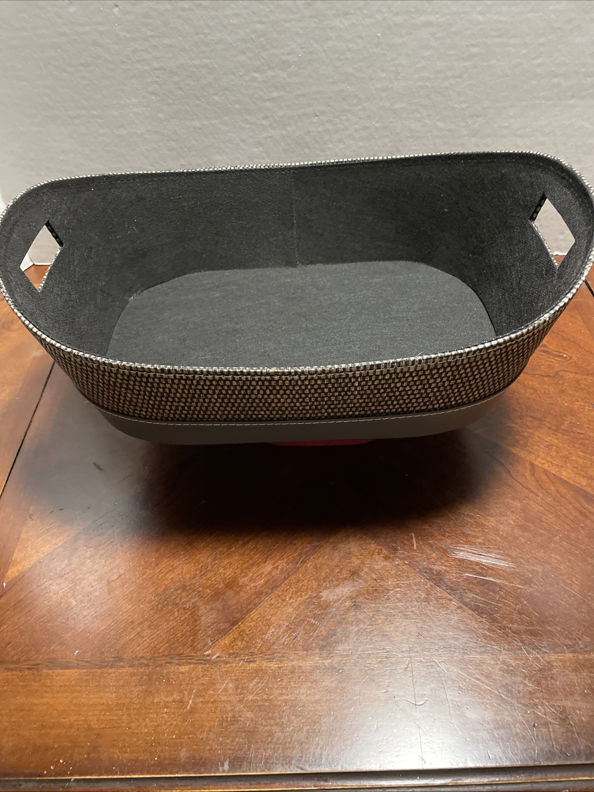 Gray Faux Leather Storage Gasket