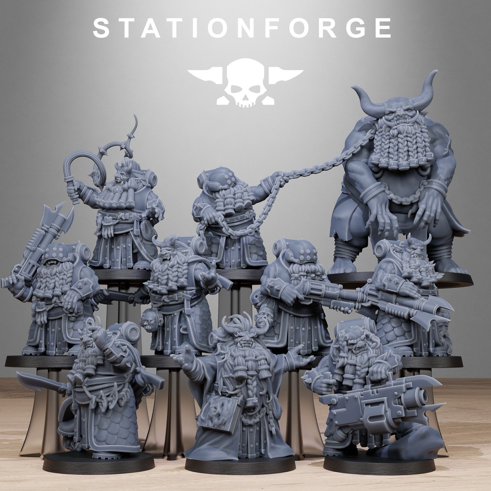 Corrupted Guard Dwarves, Chaos Division, x 10, Stationforge