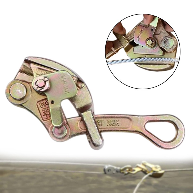 Cable Grip Steel Wire Puller 2 Ton Cable Puller Tool for 4-22 mm Wire Rope