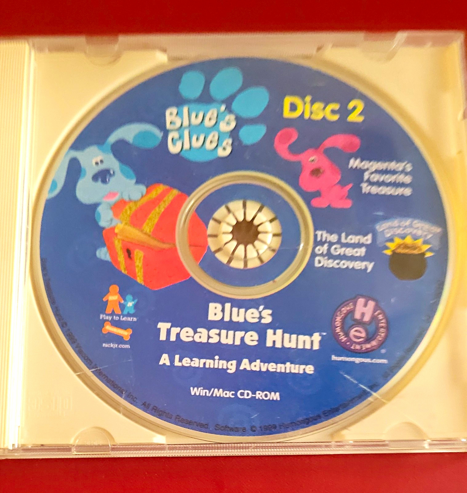 Blue's Clues Blue's Treasure Hunt Early Learning CD-ROM for Windows/Mac