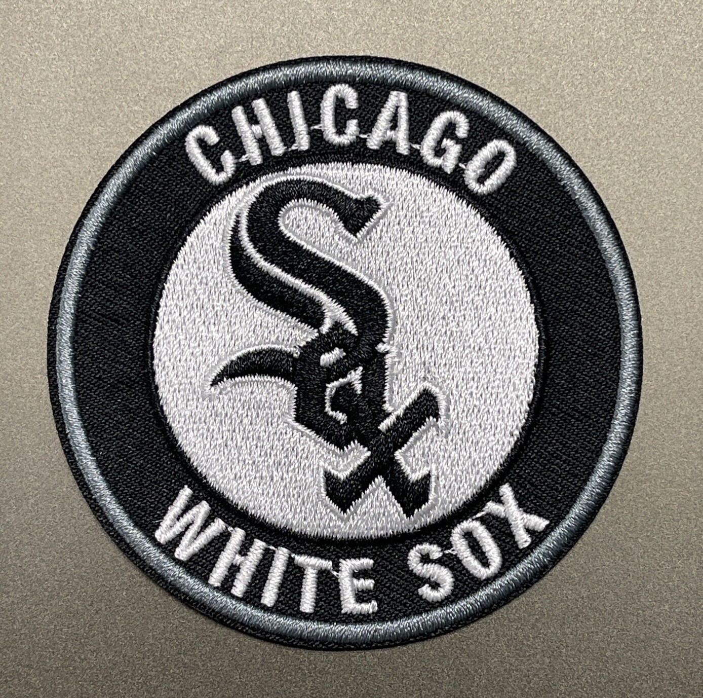 Chicago White Sox Patch Embroidered Iron 3x3 Inch