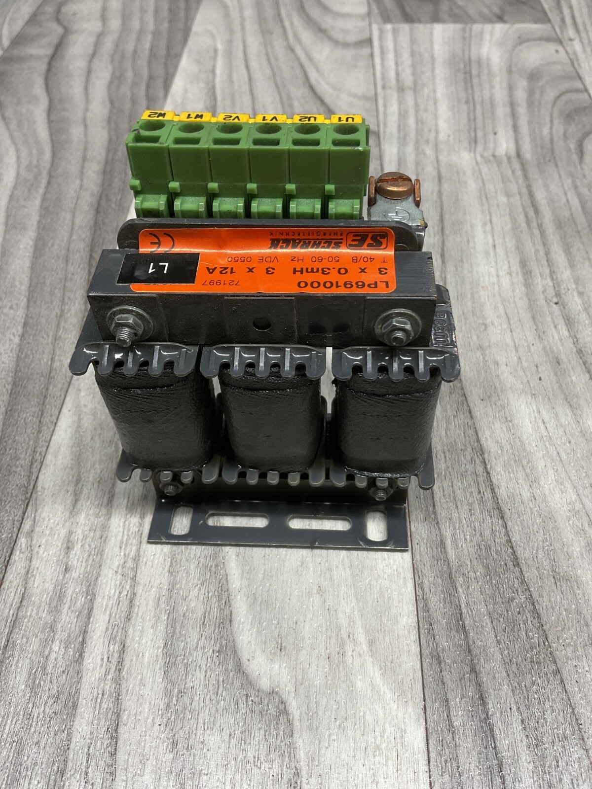SCHRACK  LP691000 3x0.3mH 3x12A Transformer #4025PT176