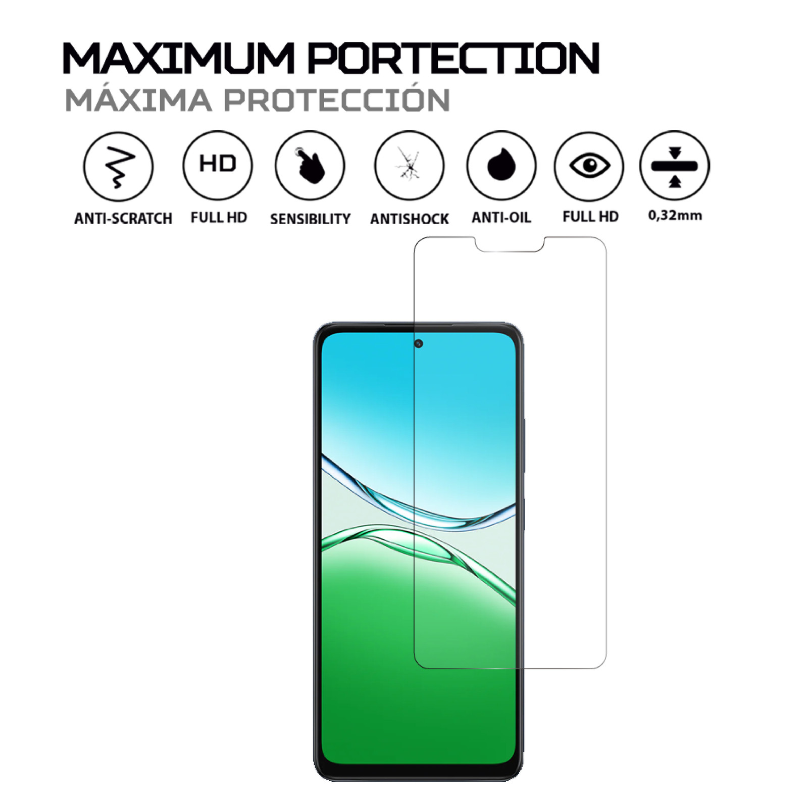 ANTISHOCK Screen protector for Oppo A5 4G
