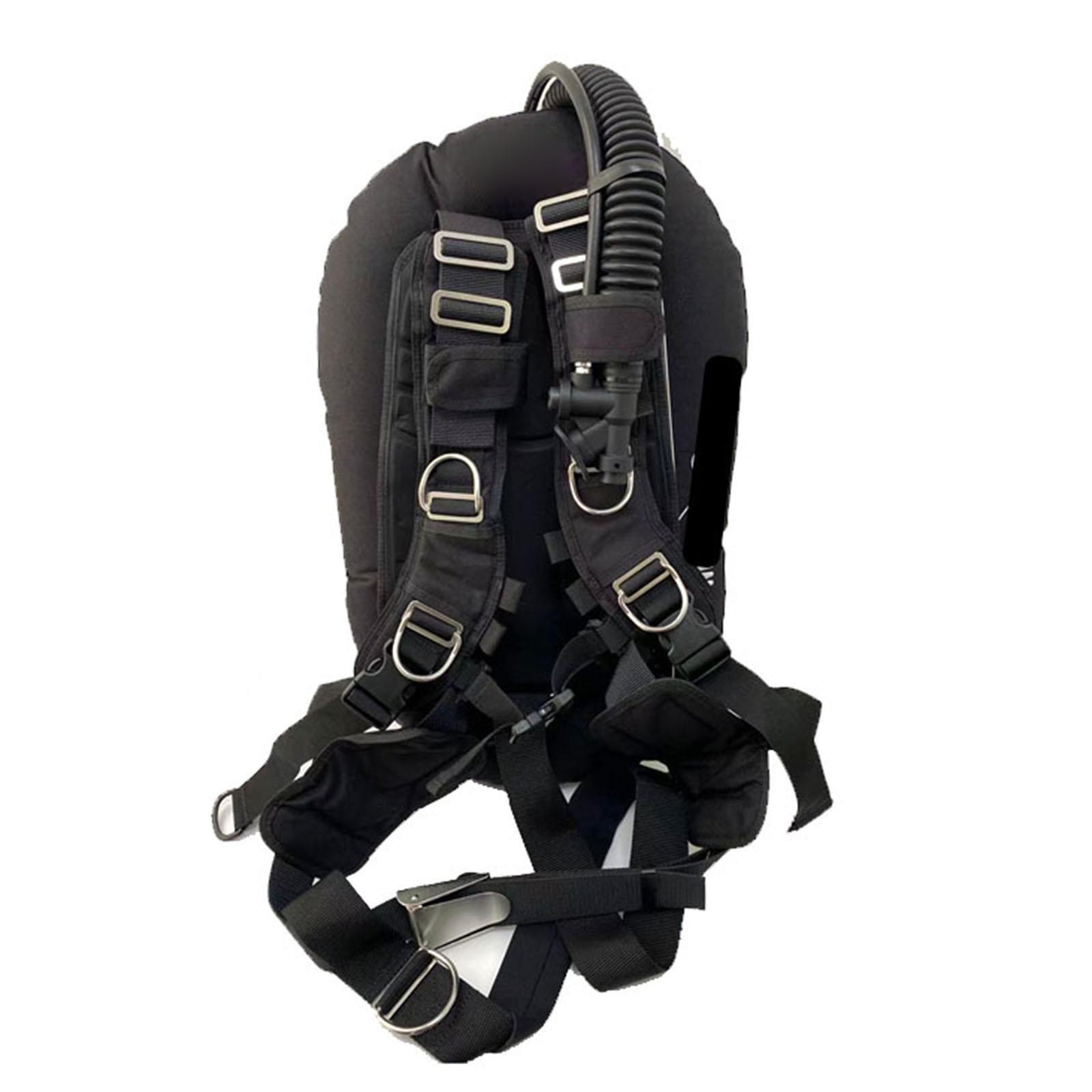 Scuba Diving Adjustable Backplate Comfort Shoulder Harness