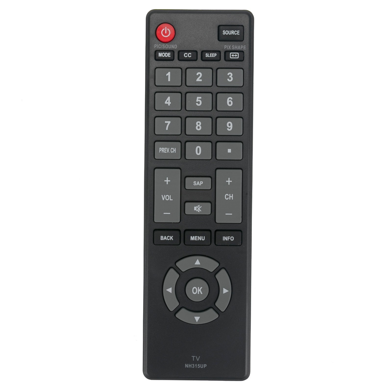 New Remote Control NH312UP for Sanyo Smart TV FW43D25F FW50D36F FW32D06FFW55D25F
