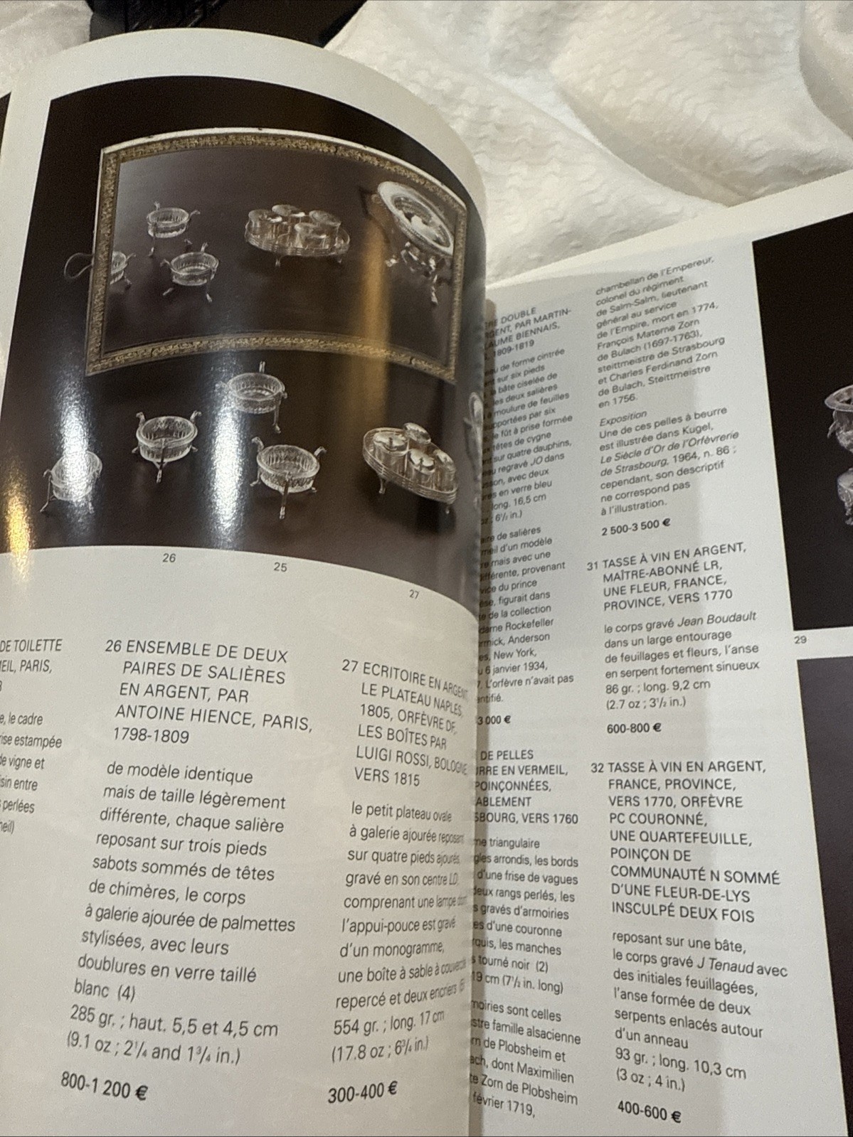 Sotherbys 2003 Paris Important Silver Auction Catalog Reference June 11