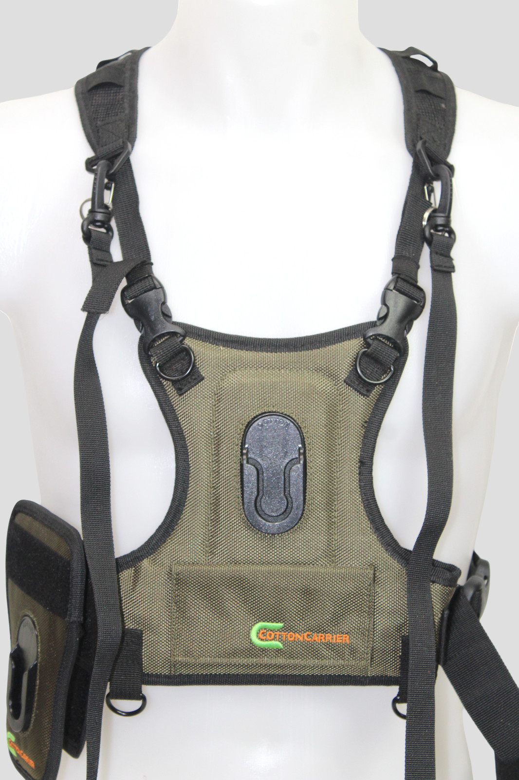 Cotton Carrier Camera Harness System Olive Black
