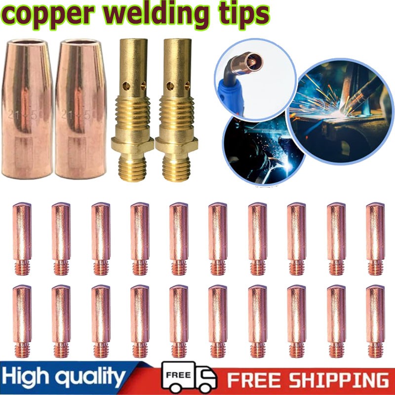28 PCS Welding Gun Kit .035" for Lincoln 100L Tweco Mini/#1 Tip-Diffuer-Nozzle