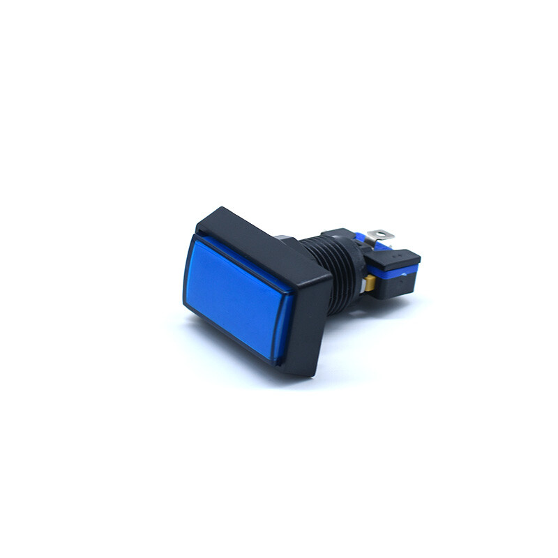 LED Arcade Buttons Rectangle with Microswitch 50mm*33mm Push illuminated Machine