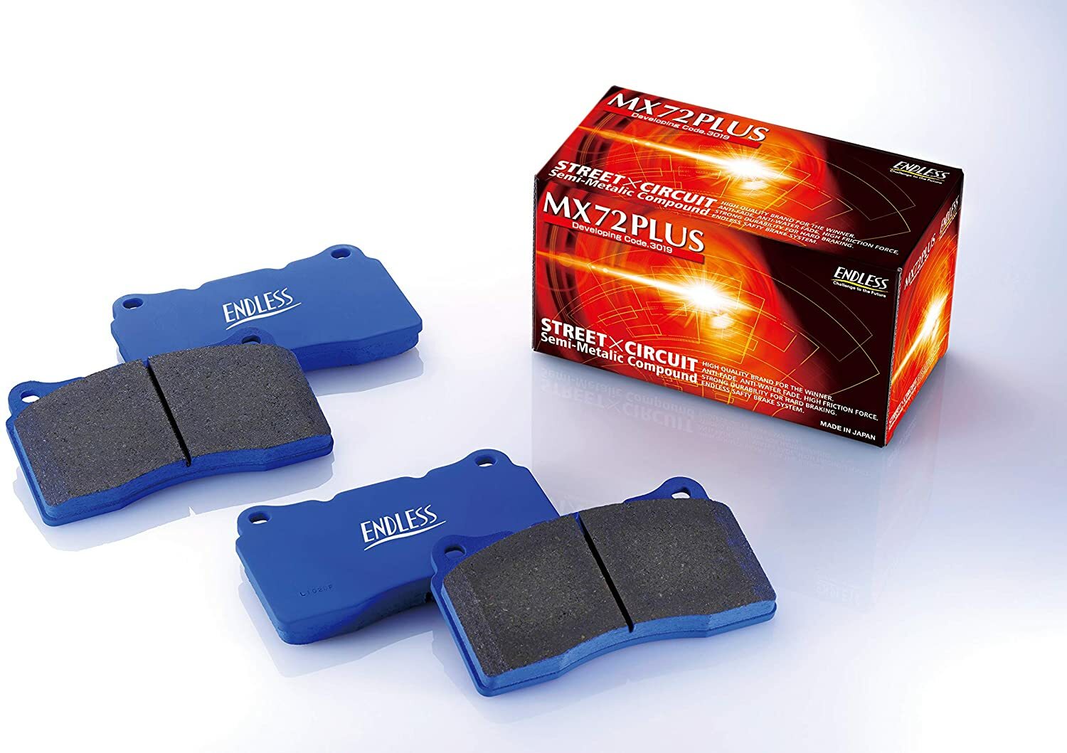 ENDLESS MX72 PLUS BRAKE PAD FOR BREMBO CALIPER RCP082-MX72-PLUS