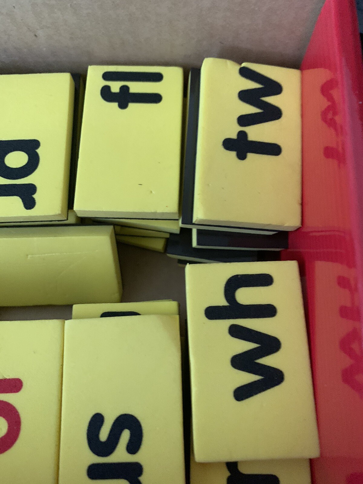 Scholastic Literacy Manipulatives Blends Digraphs Vowel-Pair Tiles
