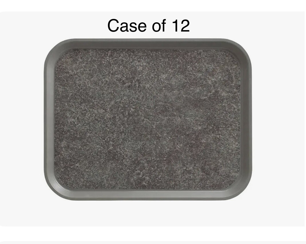 Cambro 1520VC381 20" x 15" Pearl Gray Non-Skid Versa Camtray - 12/Case