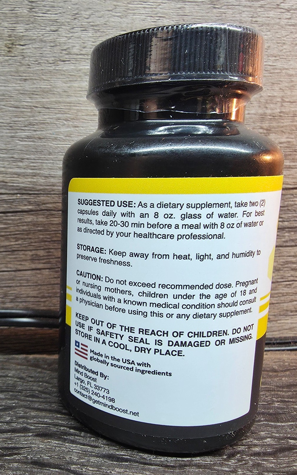 MIND BOOST 60 CAPSULES 1 BOTTLE