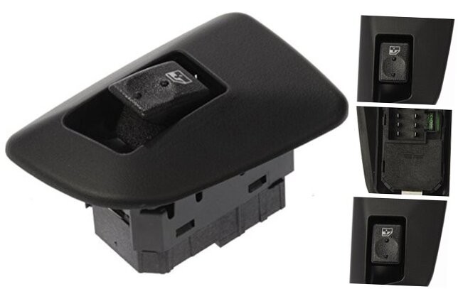 Rear Right Power Window Switch for Chevy Silverado GMC Sierra Cadillac 03-07