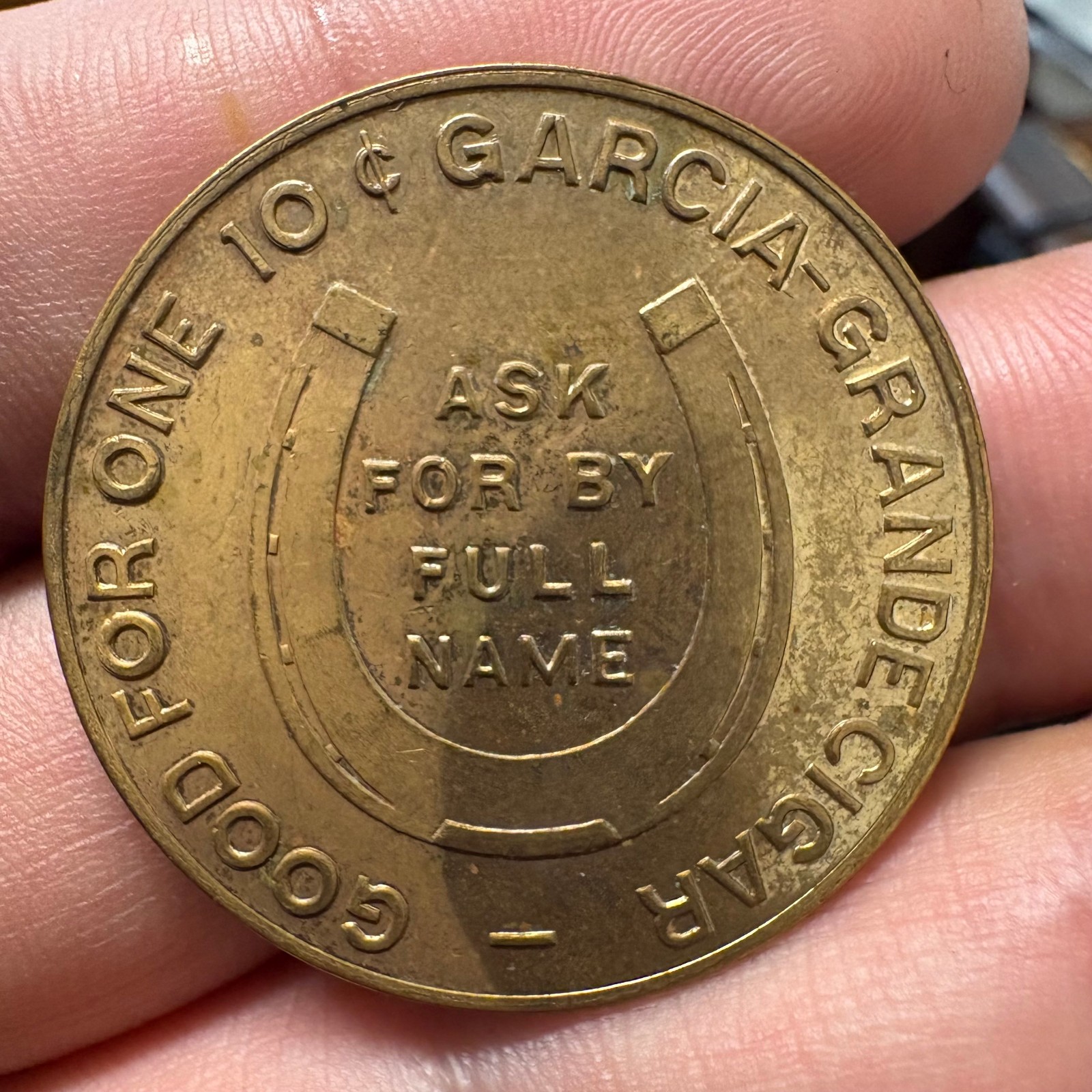 New York, NY Garcia-Grande Cigar G/F One 10¢