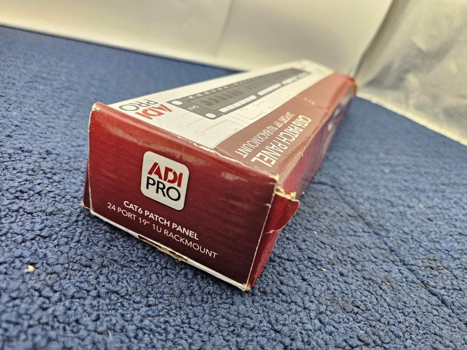 ADI PRO 0E-C6PP24 CAT6 24-Port Patch Panel 19 inch 1U Rack Mount
