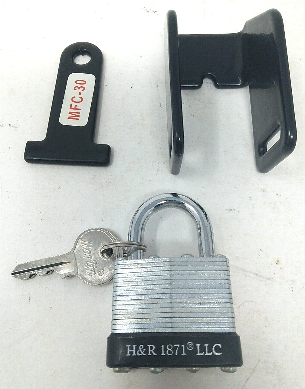 Marlin H & R 1871 Factory Gun Padlock Safety Lock MFC-30 trigger shot lock w key