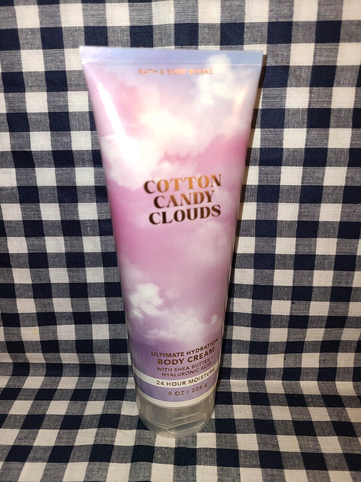 ALL NEW Cotton Candy Clouds 8 oz Ultimate Hydration Body Cream Bath & Body Works