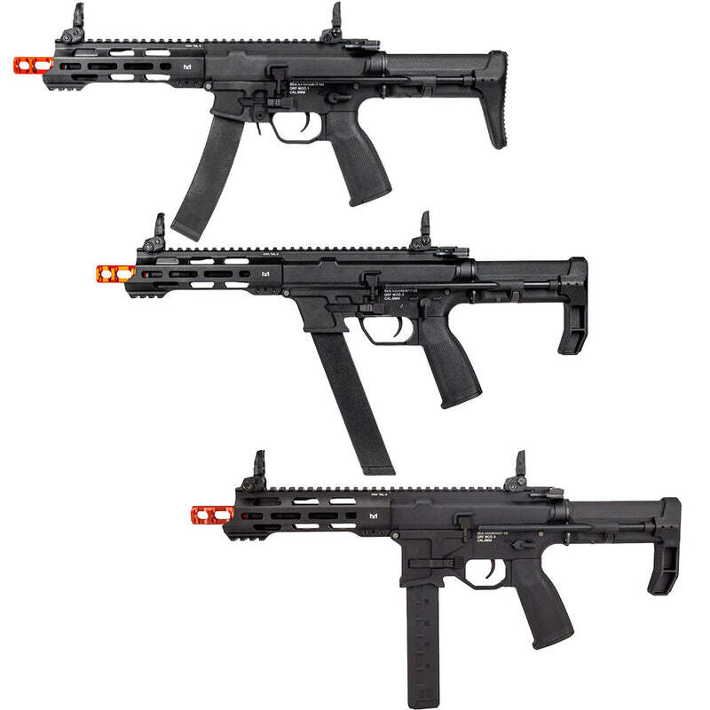 KWA QRF Ronin Series Electric Airsoft Gun, Full Metal Variable FPS Gearbox, 2.5
