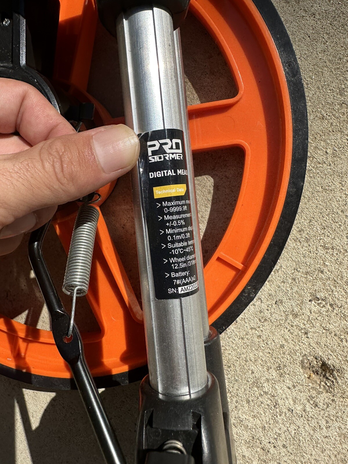 Measuring wheel digital 12.5” Pro Stormer