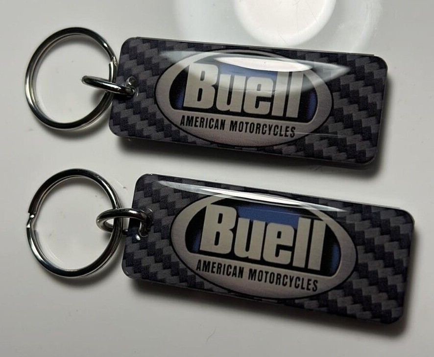 Buell Blast Firebolt XB Lightning Motorcycle Key Chains 2 pack