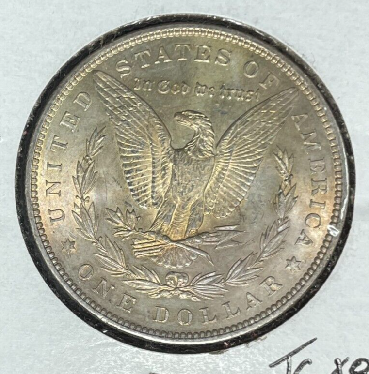 1887 MORGAN SILVER DOLLAR - BU ~NICE TONED COIN~