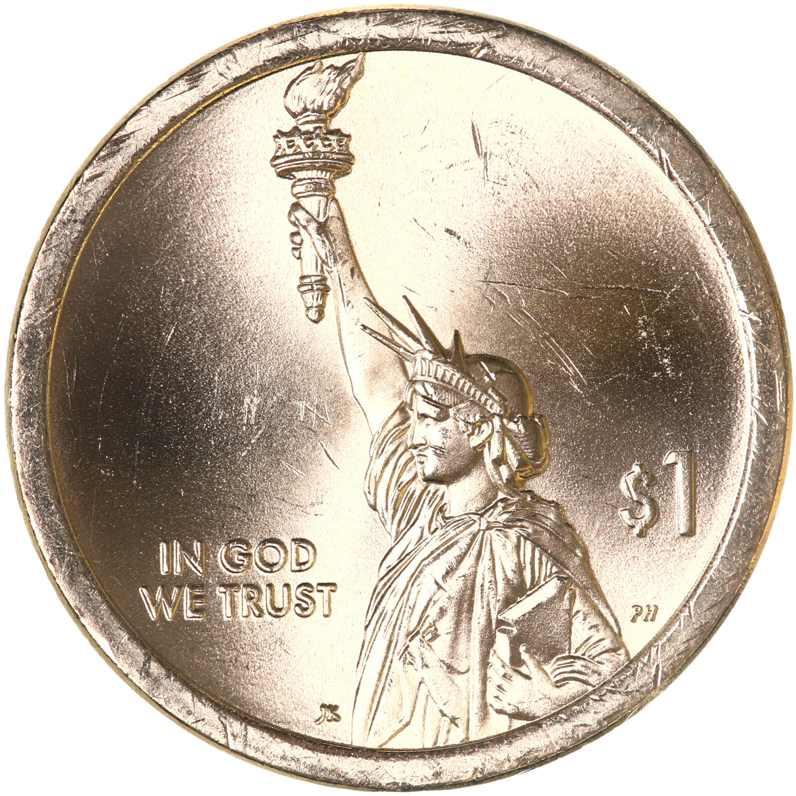 2018 P American Innovation Signed First Patent Dollar BU