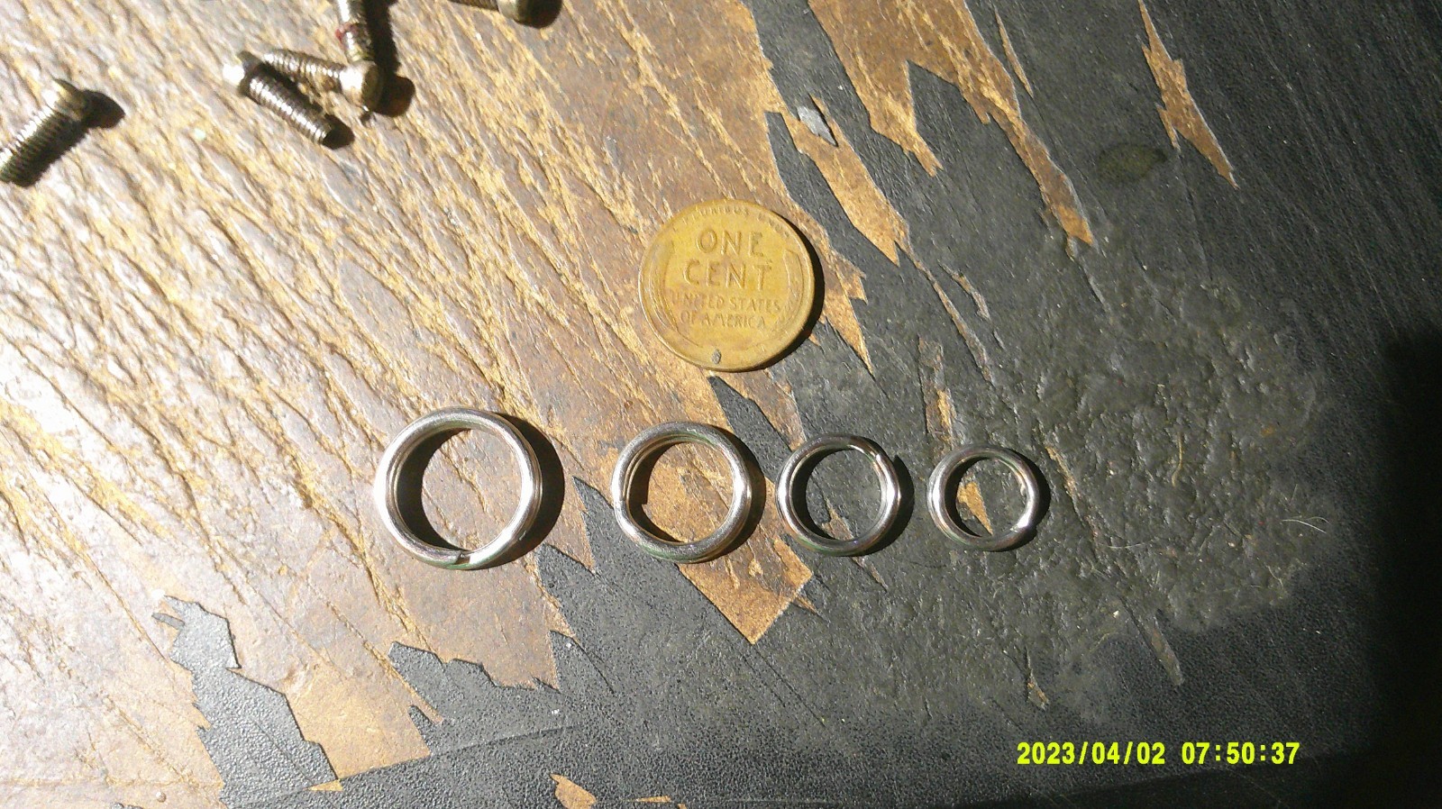 300+- Stainless Steel Ring Bait Hook Connector O-Ring Fishing Gear Accessory