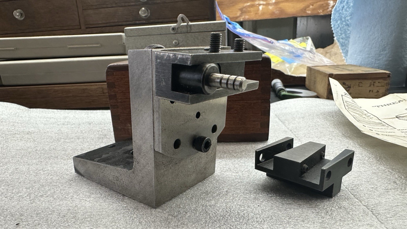Montgomery Thread Master Lathe Tool Bit Grinding Fixture
