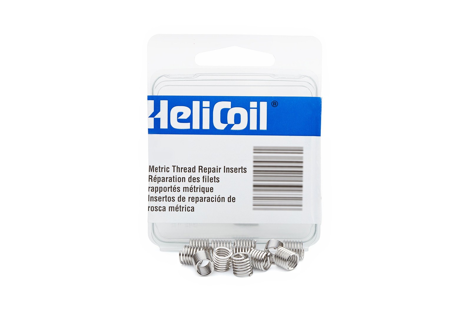 R10846 Helical Insert 304SS M6x1 Thread Repair Insert Fasteners 12 Pack