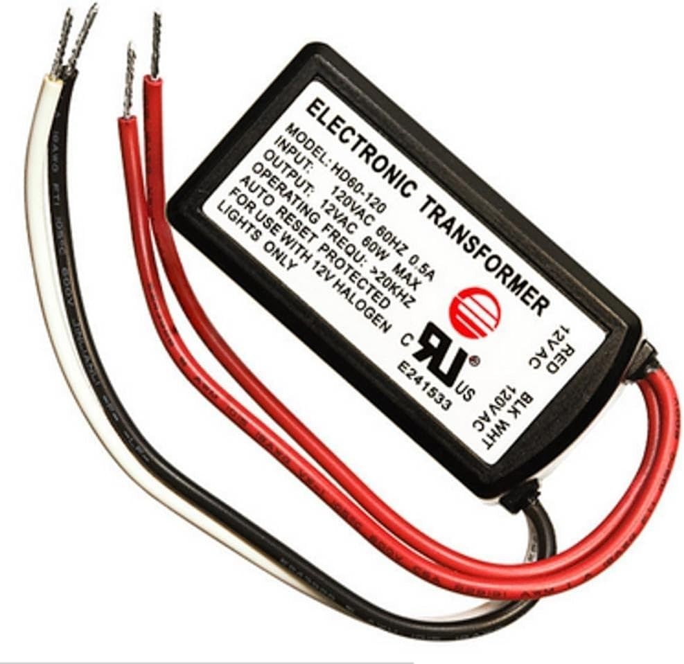 Amax 60W Electronic Halogen Stepdown Transformer HD60-120 New