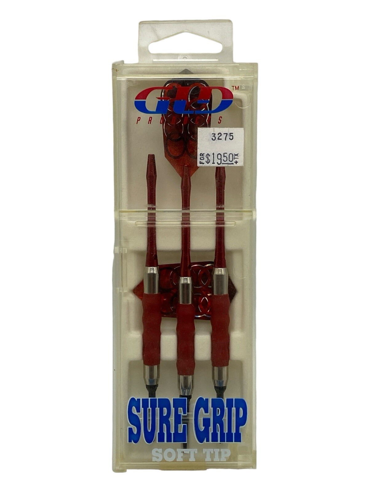 Set Of 3 GLD Products Sure Grip Soft Tip Dark Red  Darts 16 Grams Old New Stock