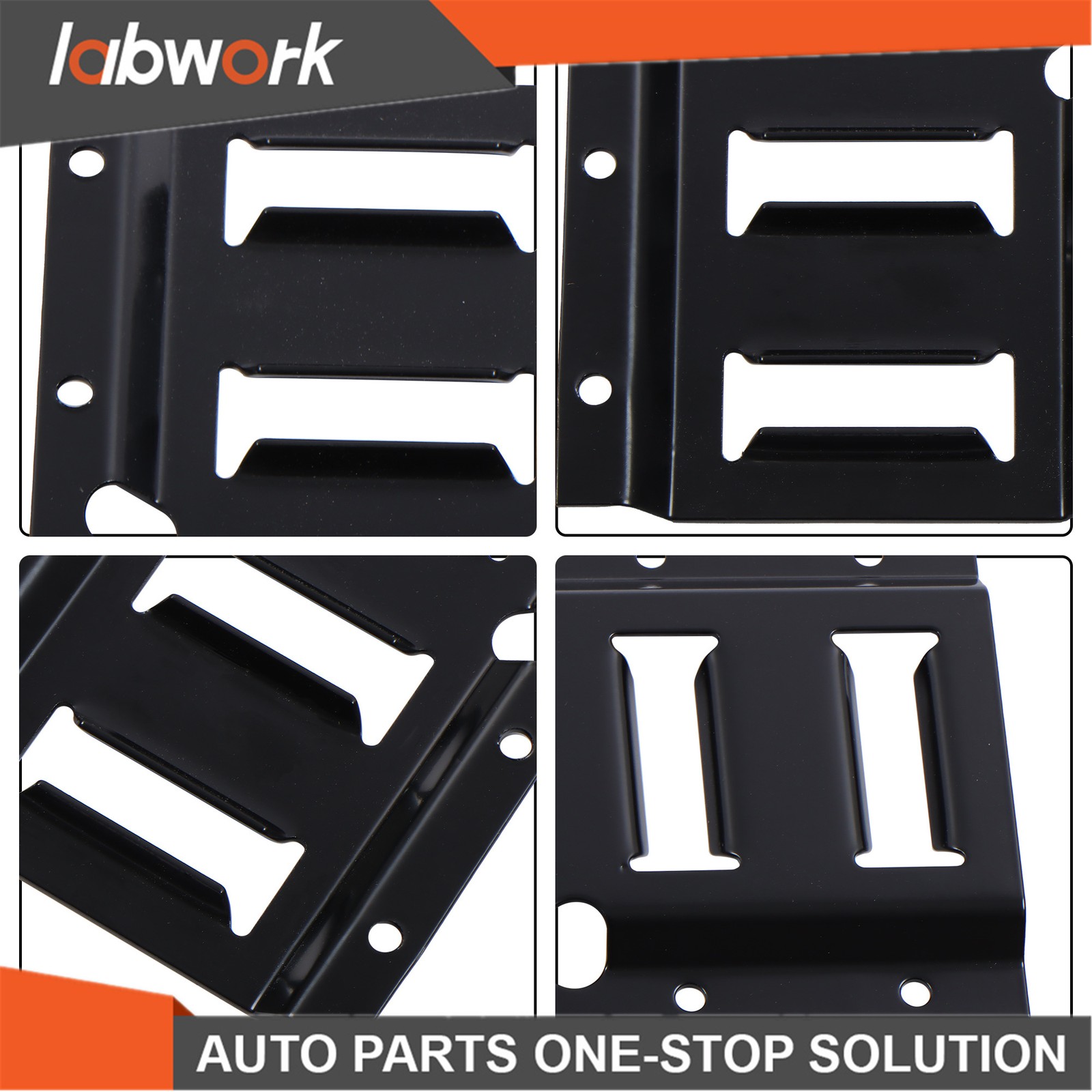 Labwork E Track Tie Down Rail Kit 2×1' E Track Rails for Garages Vans Trailers